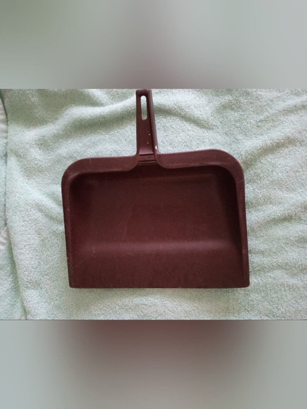 Vtg Rubbermaid Hard Rubber Dust Pan 2003-52 Chocolate Brown